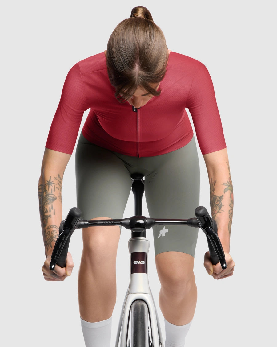 ASSOS DYORA R S S11 Kurzarm Trikot Women Berry