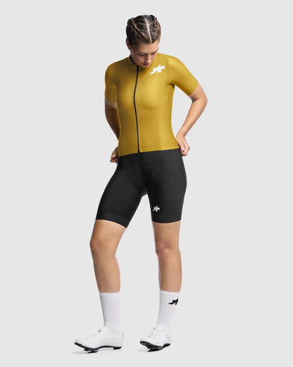 Trikot ASSOS UMA GT S11 EVO Kurzarm Damen Godlen Yellow