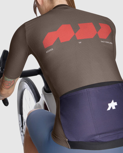 Trikot ASSOS DYORA R S11 We are the A Kurzarm Damen Braun