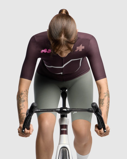 Trikot ASSOS DYORA R S11 We are the A Kurzarm Damen Bordeaux