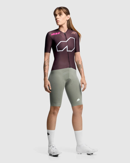 Trikot ASSOS DYORA R S11 We are the A Kurzarm Damen Bordeaux