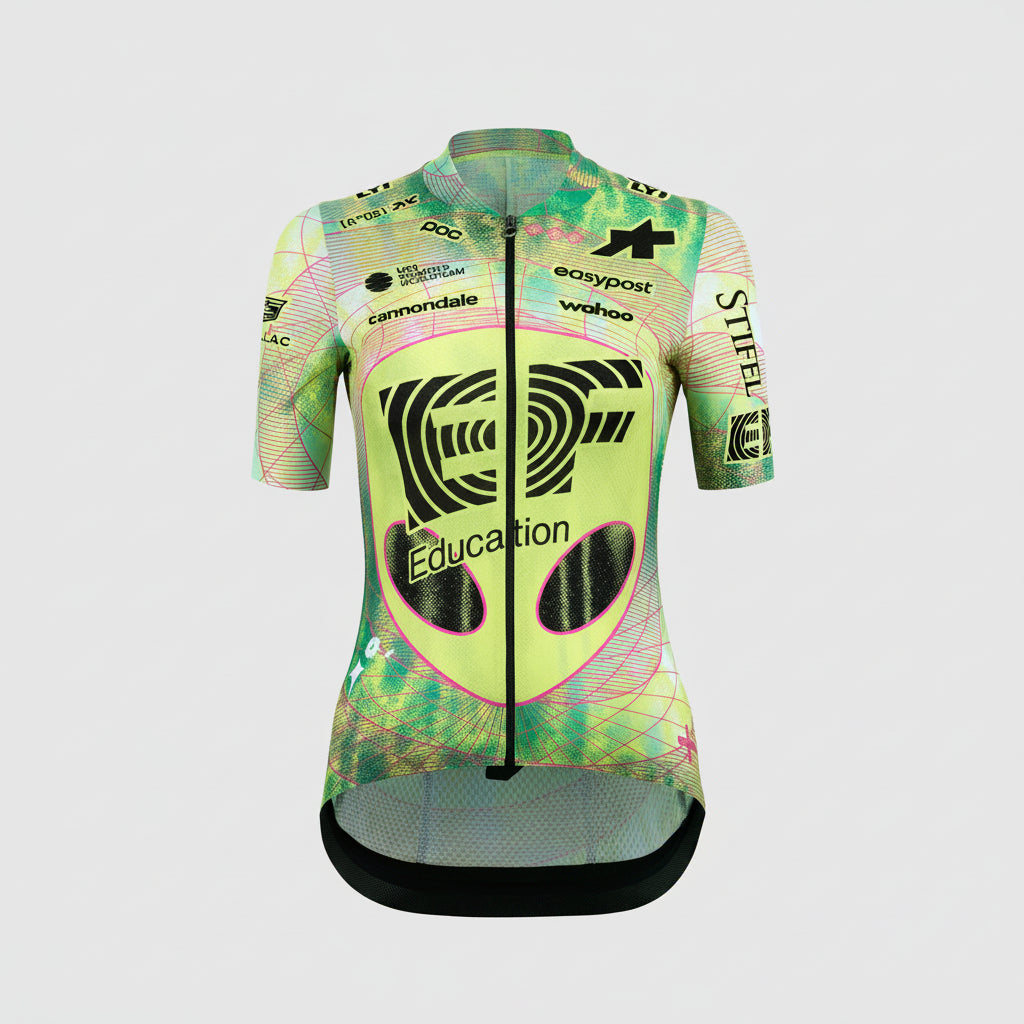 ASSOS UMA GT EDUCATION FIRST GIRO Trikot Kurzarm Schwarz/Gelb