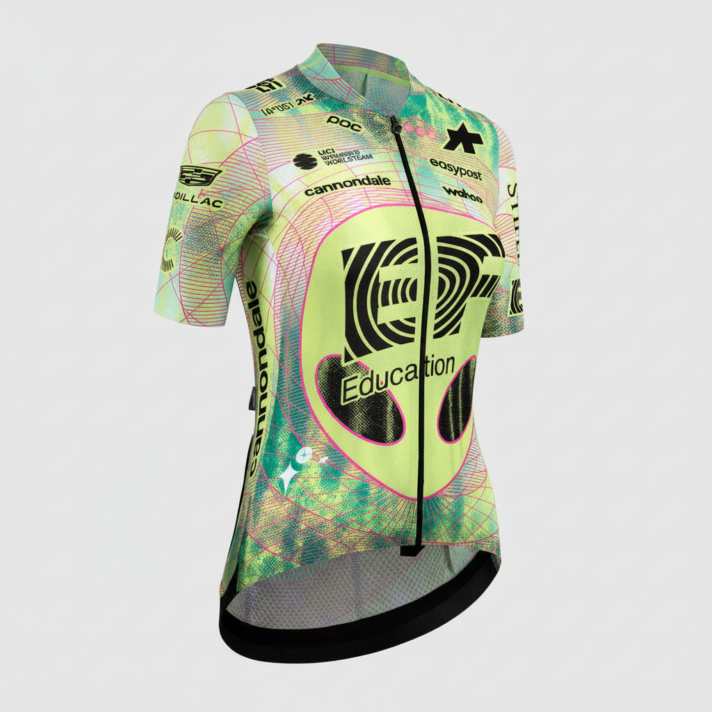 ASSOS UMA GT EDUCATION FIRST GIRO Trikot Kurzarm Schwarz/Gelb