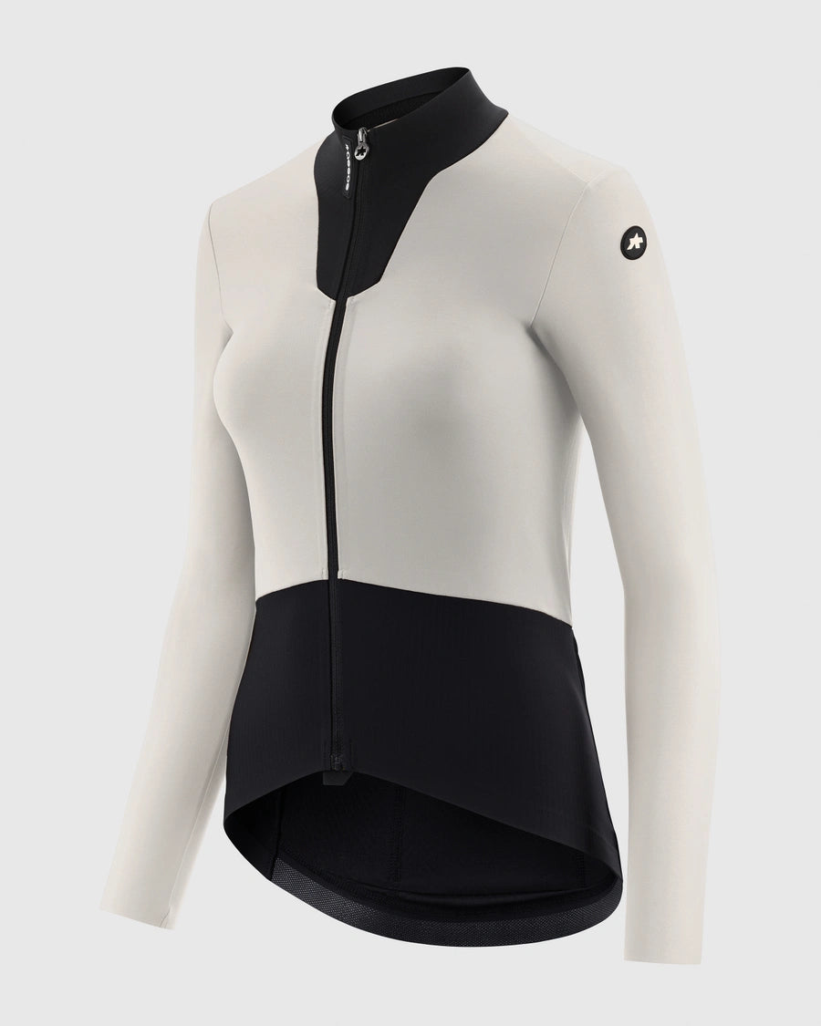 Trikot ASSOS DYORA R SPRING FALL S11 Langarm Damen Weiß