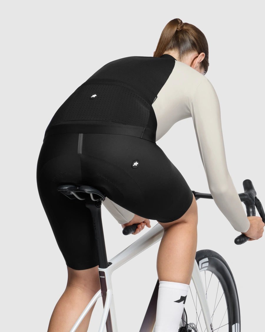 Trikot ASSOS DYORA R SPRING FALL S11 Langarm Damen Weiß