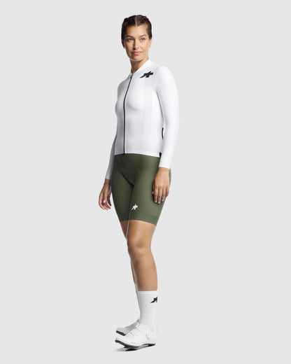 Trikot ASSOS UMA GT S11 EVO Langarm Damen Weiß