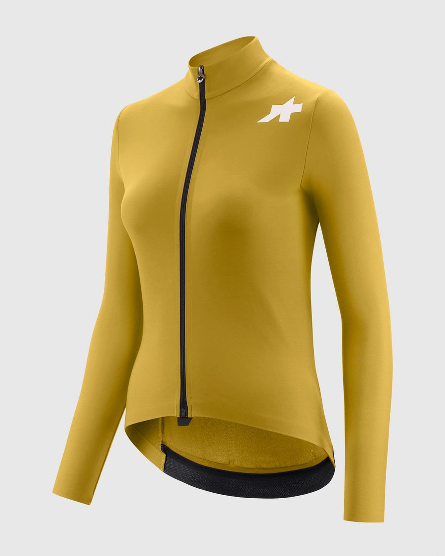 Trikot ASSOS MILLE GT SPRING FALL S11 Langarm Damen Gelb