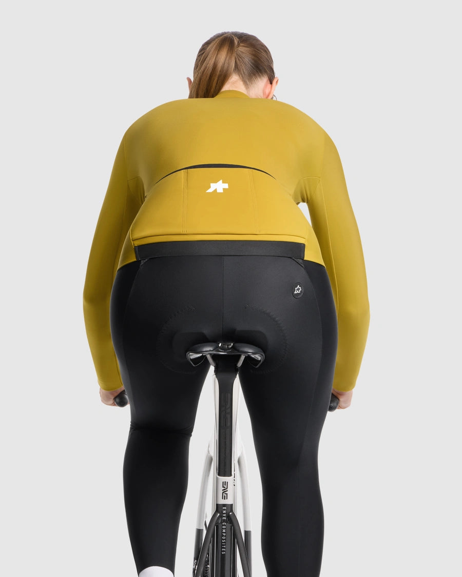 Trikot ASSOS MILLE GT SPRING FALL S11 Langarm Damen Gelb