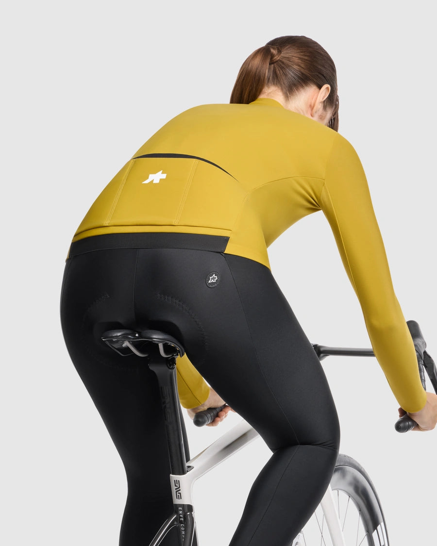 Trikot ASSOS MILLE GT SPRING FALL S11 Langarm Damen Gelb