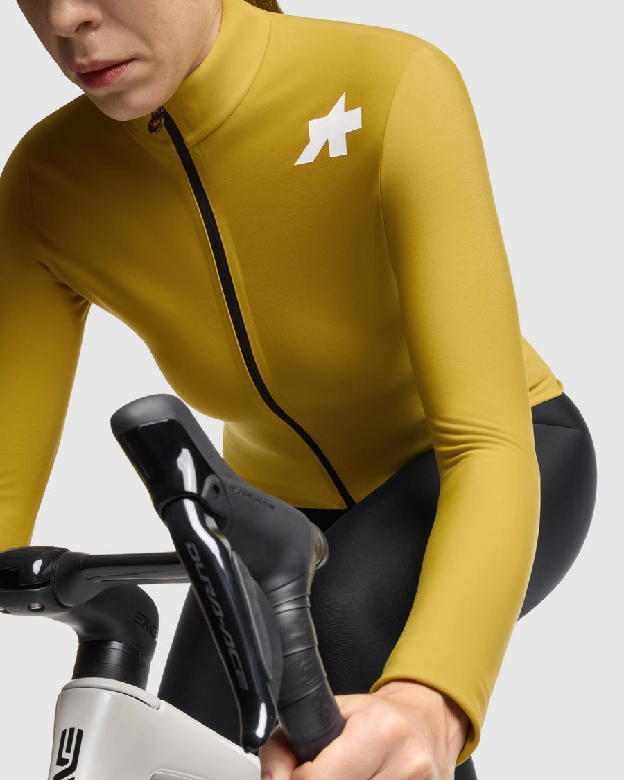 Trikot ASSOS MILLE GT SPRING FALL S11 Langarm Damen Gelb