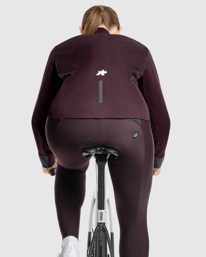 ASSOS MILLE GT SHELL S11 EVO Damen-Jacke Braun/Bordeaux