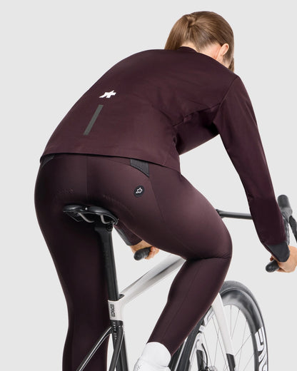 ASSOS MILLE GT SHELL S11 EVO Damen-Jacke Braun/Bordeaux