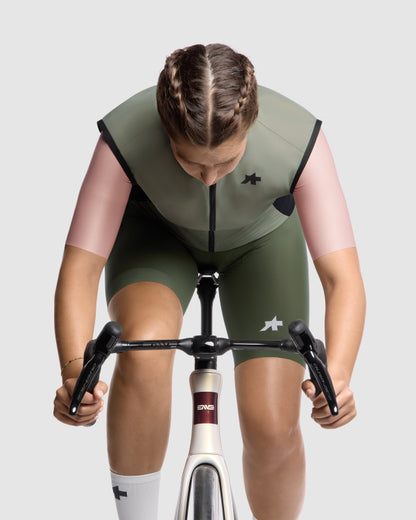 Ärmellose Jacke ASSOS UMA GT WIND S11 Damen Grün