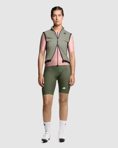 Ärmellose Jacke ASSOS UMA GT WIND S11 Damen Grün