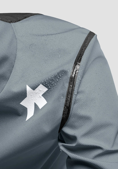ASSOS MILLE GTS STURMPRINZ RAIN S11 Jacke Blau/Silber
