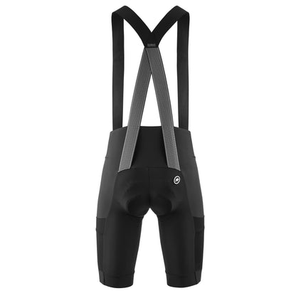 Kurze Trägerhose ASSOS TACTICA KIESKÄFER GRAVEL T5 Schwarz