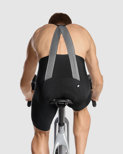 Kurze Trägerhose ASSOS TACTICA KIESKÄFER GRAVEL T5 Schwarz