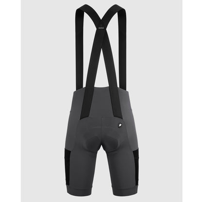 Kurze Trägerhose ASSOS TACTICA KIESKAFER GRAVEL T5 Grau