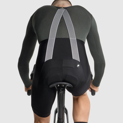 Kurze Träger-Radhose ASSOS TACTICA SPRING FALL T5 Schwarz