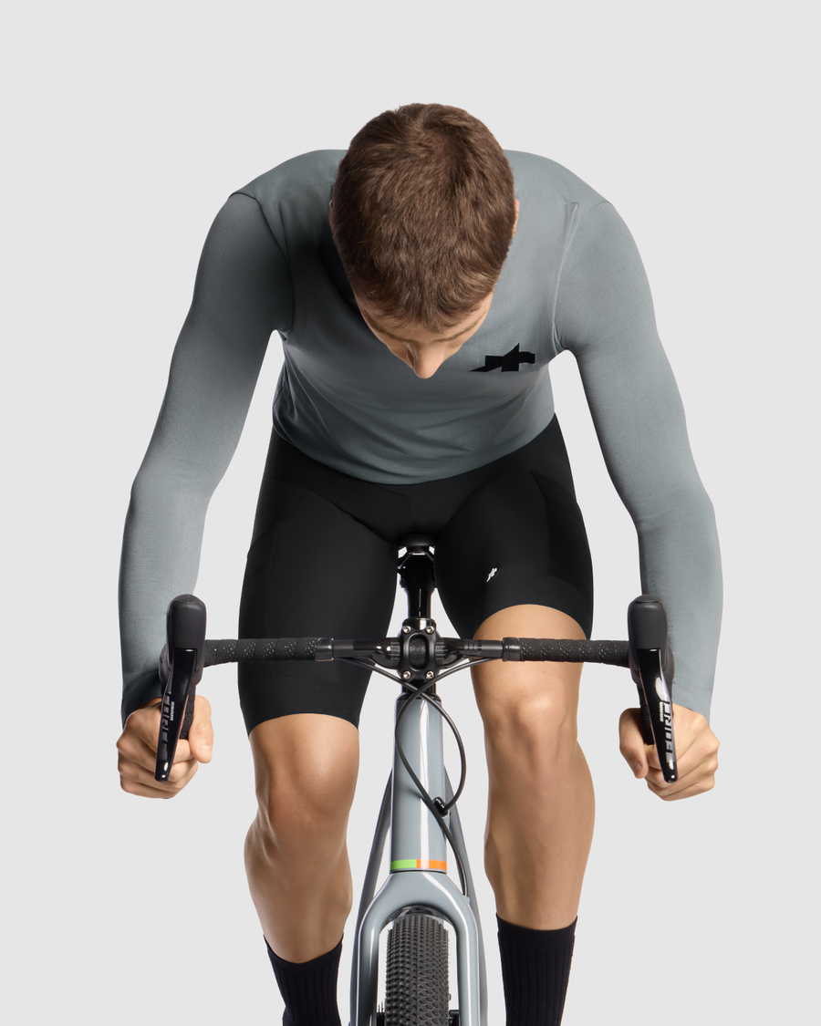 ASSOS TACTICA TECH T5 Long Sleeve Trikot Grau