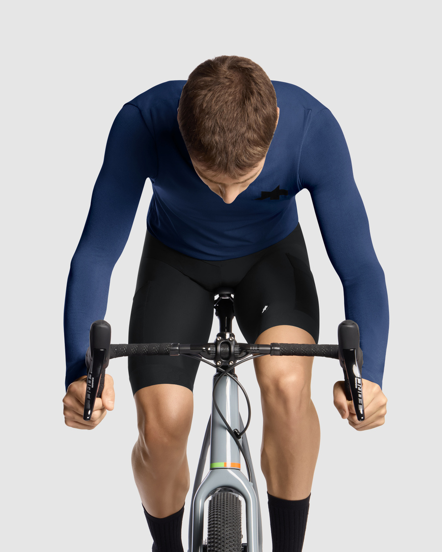 ASSOS TACTICA TECH T5 Long Sleeve Trikot Blau