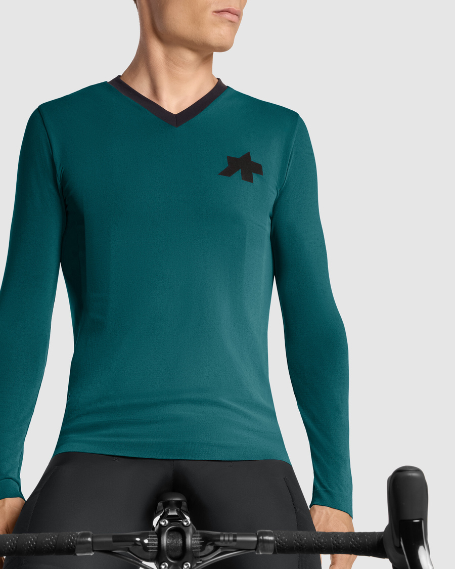 ASSOS TACTICA TECH T5 Long Sleeve Trikot Grün