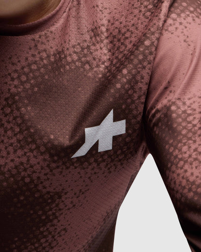 Trikot ASSOS TACTICA T5 MUD FLAGE Langarm Braun