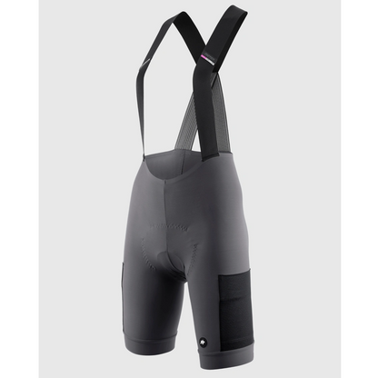 Kurz-Trägerhose ASSOS TACTICA KIESKAFER T5 GRAVEL Damen Grau