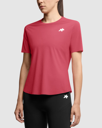 Trikot ASSOS TACTICA POST RIDE T5 Kurzarm Damen Berry