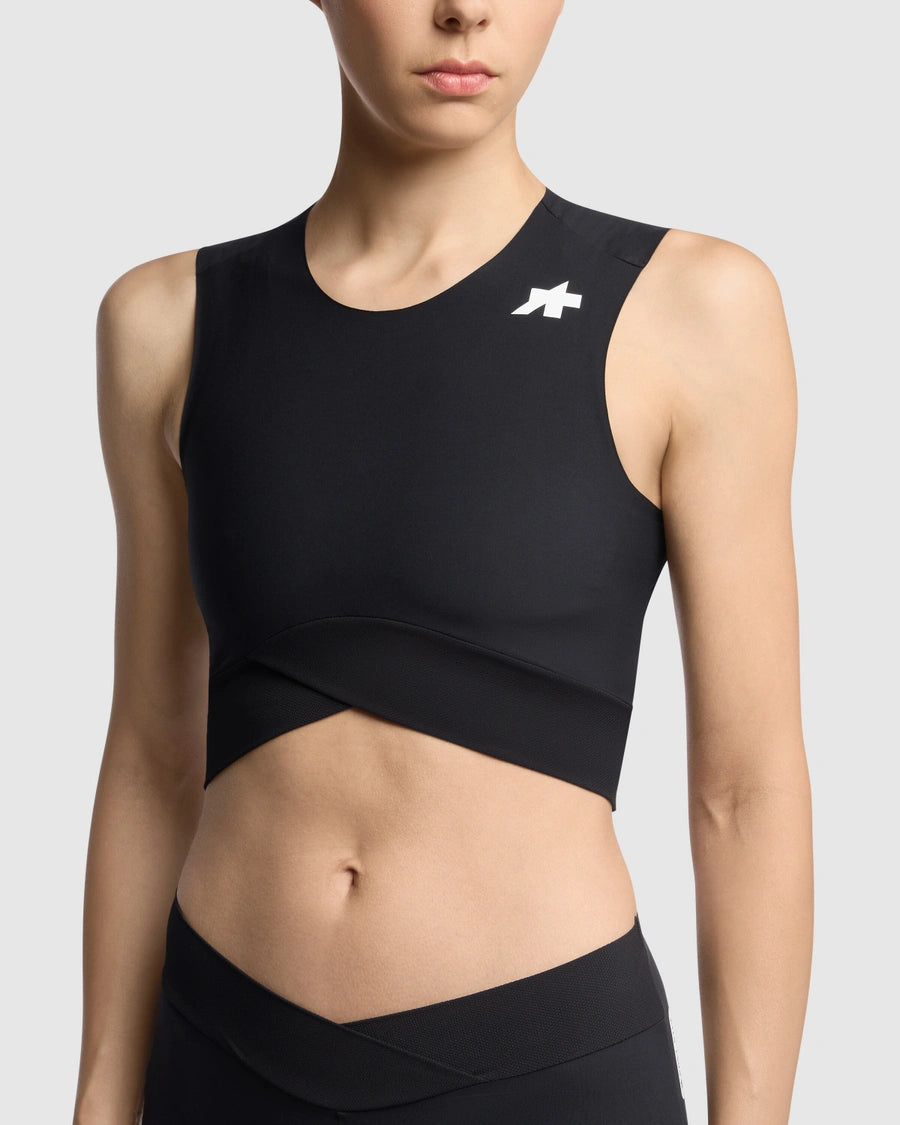 TACTICA POST RIDE T5 Trikot Ohne Ärmel Kurz Frau Schwarz