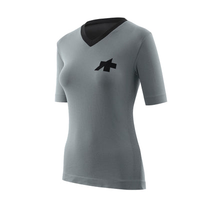 Trikot ASSOS TACTICA TECH T5 Kurzarm Damen Grau