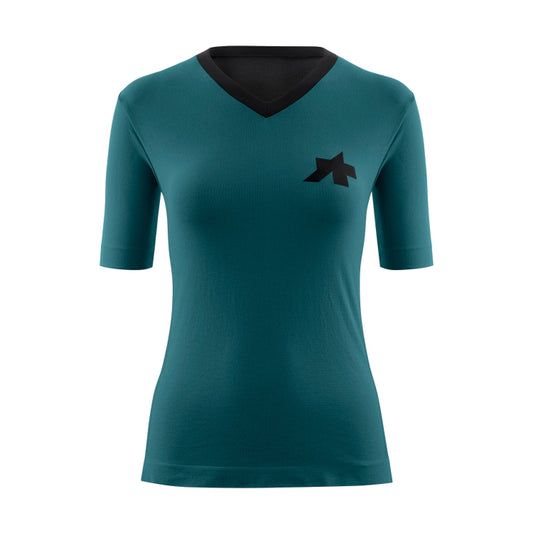 ASSOS TACTICA TECH T5 Kurzarm-Trikot für Damen, grün