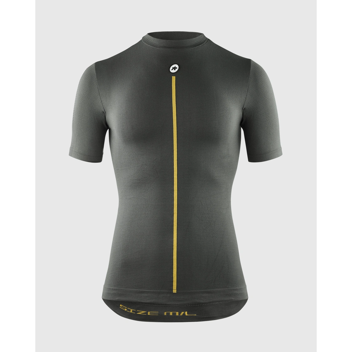 Unterwäsche ASSOS SPRING FALL P1 Kurzarm Grau