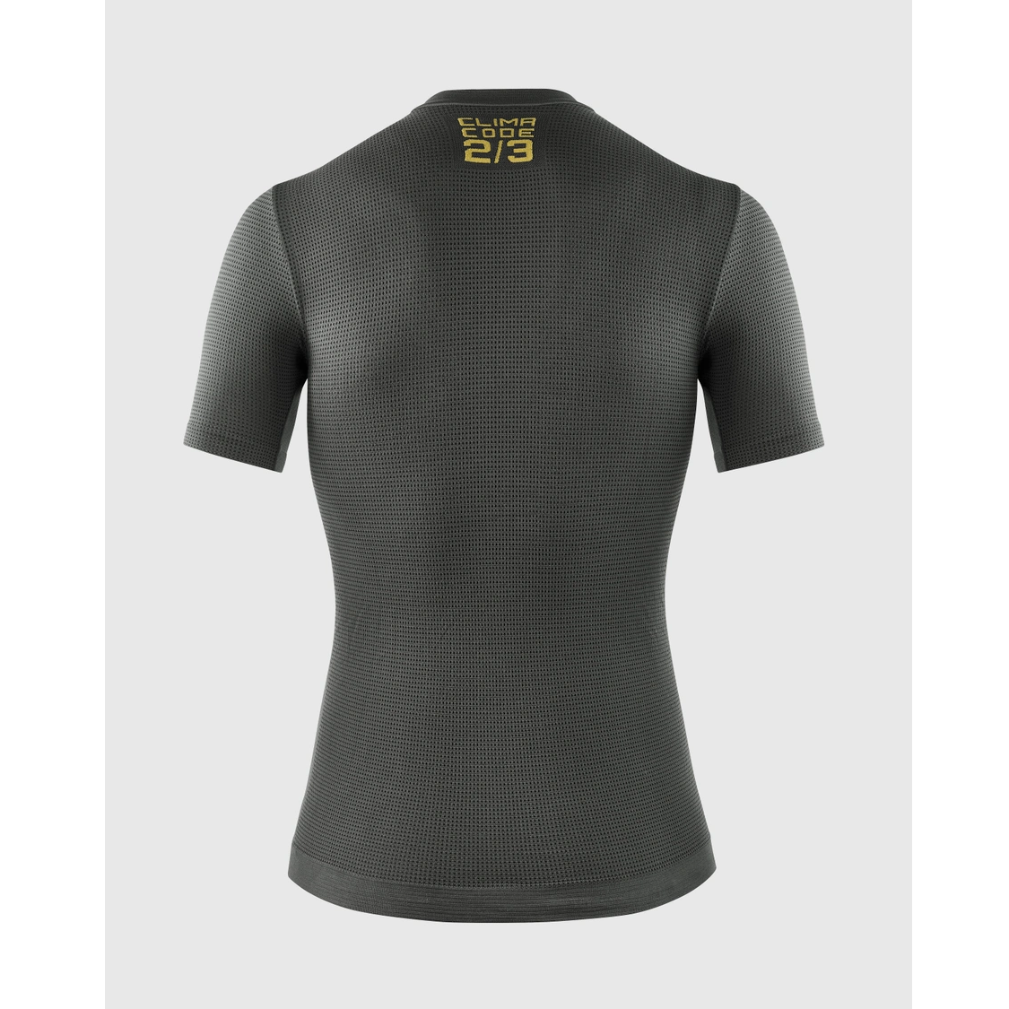 Unterwäsche ASSOS SPRING FALL P1 Kurzarm Grau