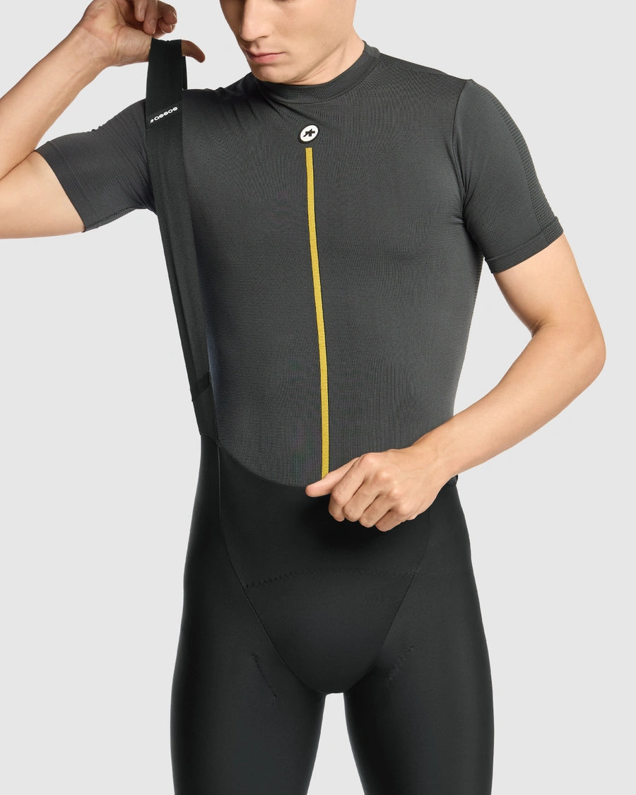 Unterwäsche ASSOS SPRING FALL P1 Kurzarm Grau