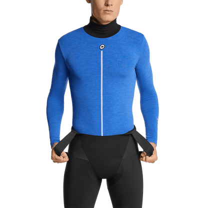 Unterhemd ASSOS ULTRAZ WINTER SKIN P1 Lange Ärmel Blau