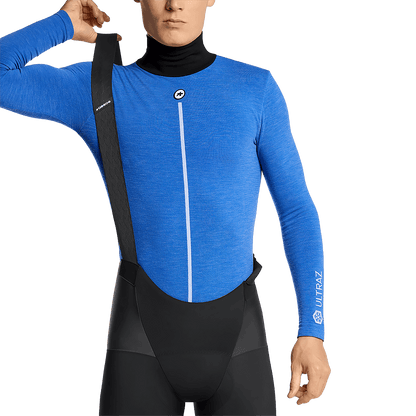 Unterhemd ASSOS ULTRAZ WINTER SKIN P1 Lange Ärmel Blau