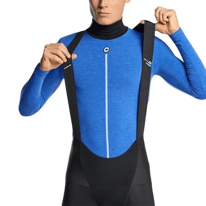 Unterhemd ASSOS ULTRAZ WINTER SKIN P1 Lange Ärmel Blau