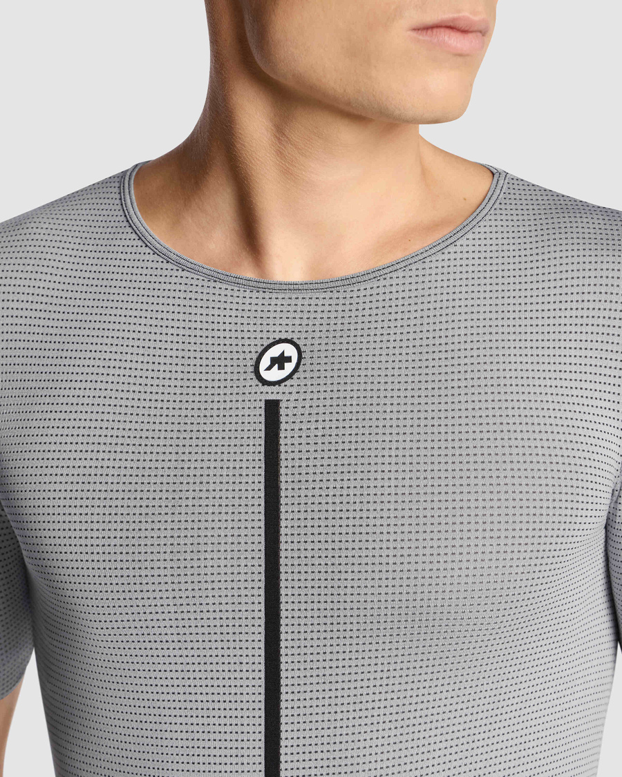 Unterwäsche ASSOS NS SKIN LAYER P1 Kurzarm Grau