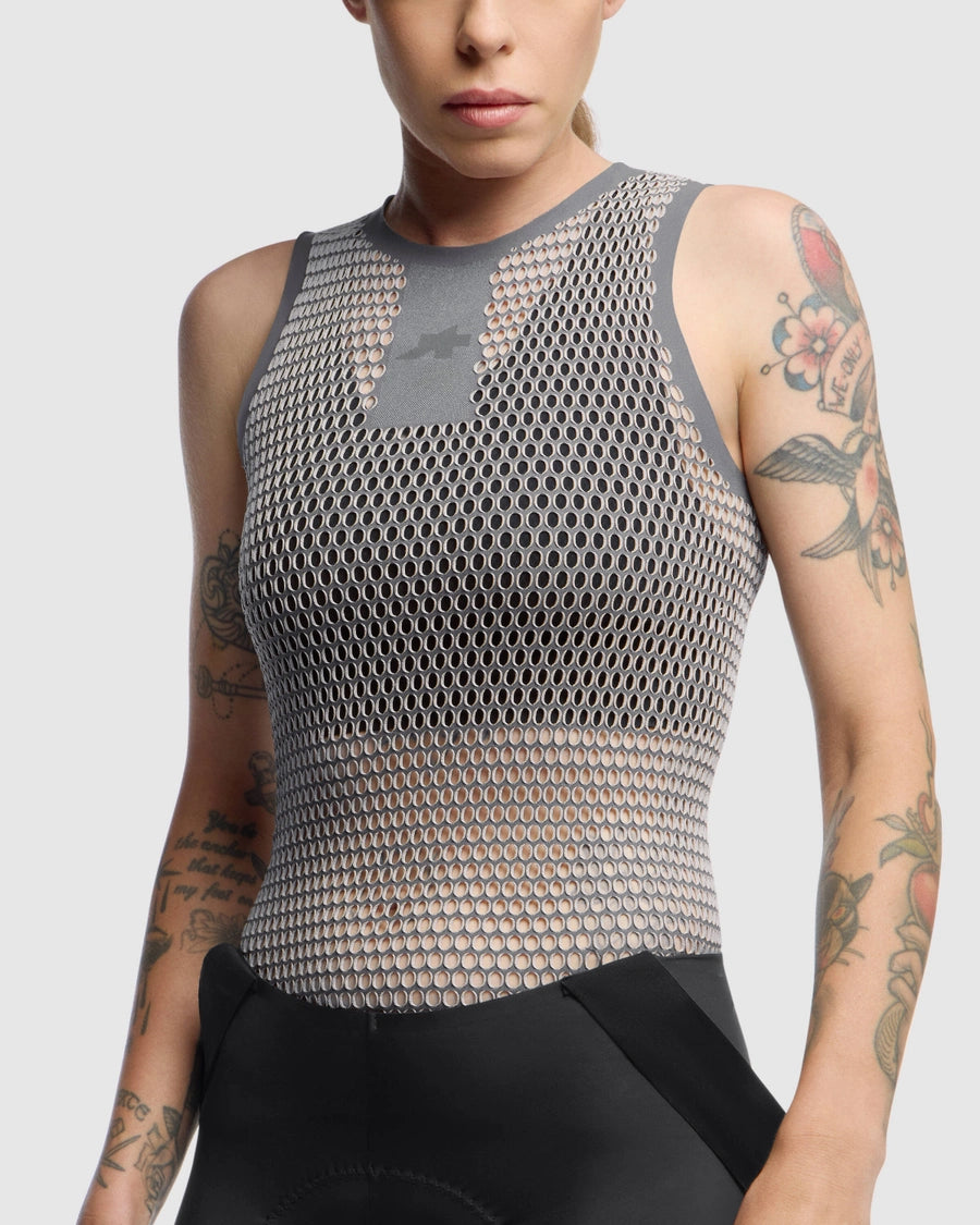 Unterwäsche ASSOS EQUPE NS SKIN P1 Ärmellos Grau