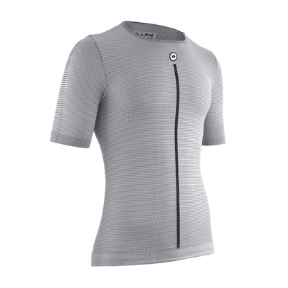 Unterhemd ASSOS NS SKIN LAYER P1 Kurzarm Grau
