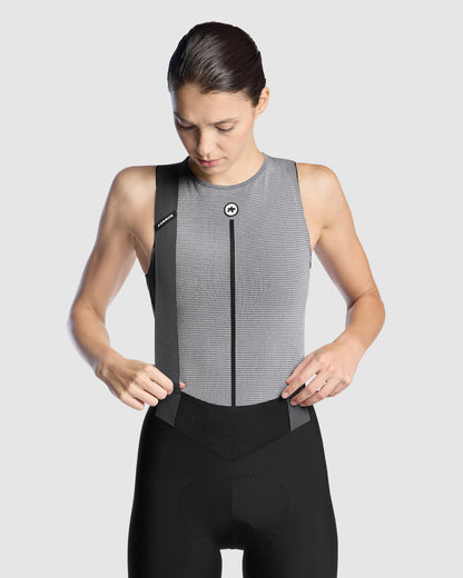 Unterhemd ASSOS NS SKIN LAYER P1 Ärmellos Damen Grau