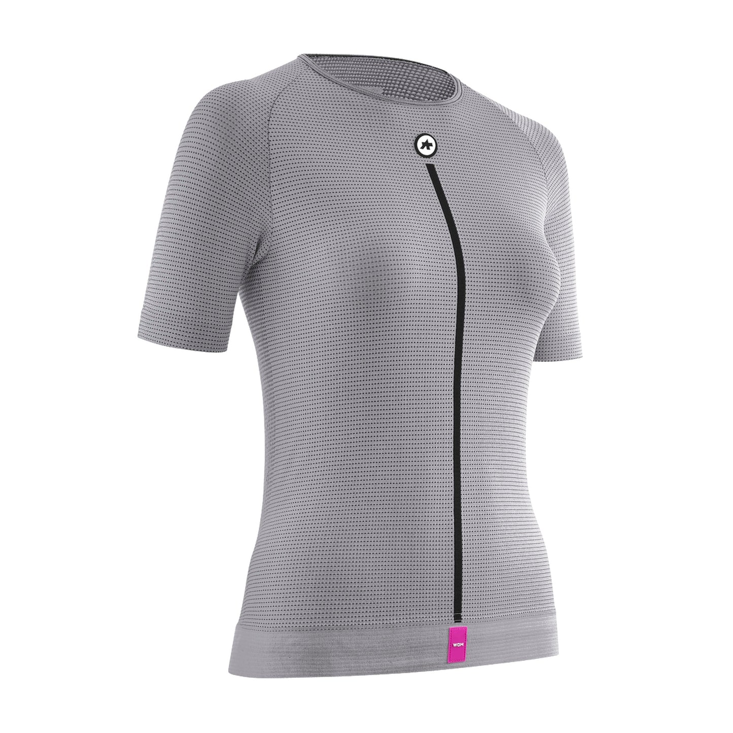 ASSOS NS SKIN LAYER P1 Kurzarm-Unterhemd für Damen, grau
