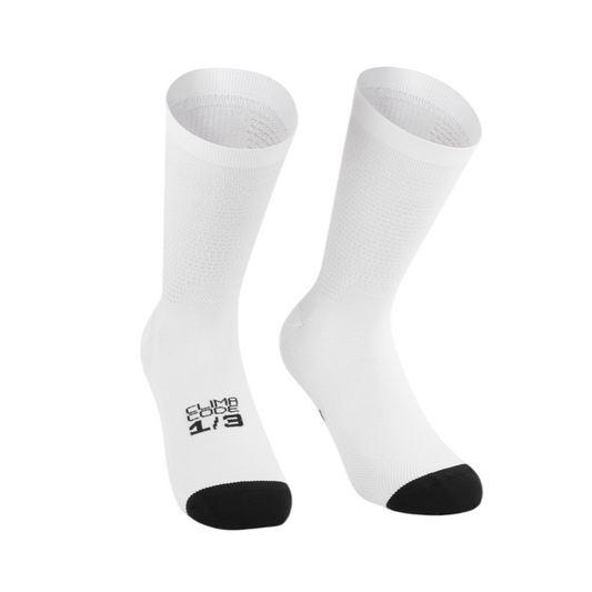 ASSOS ENDURANCE S11 Socken Weiß