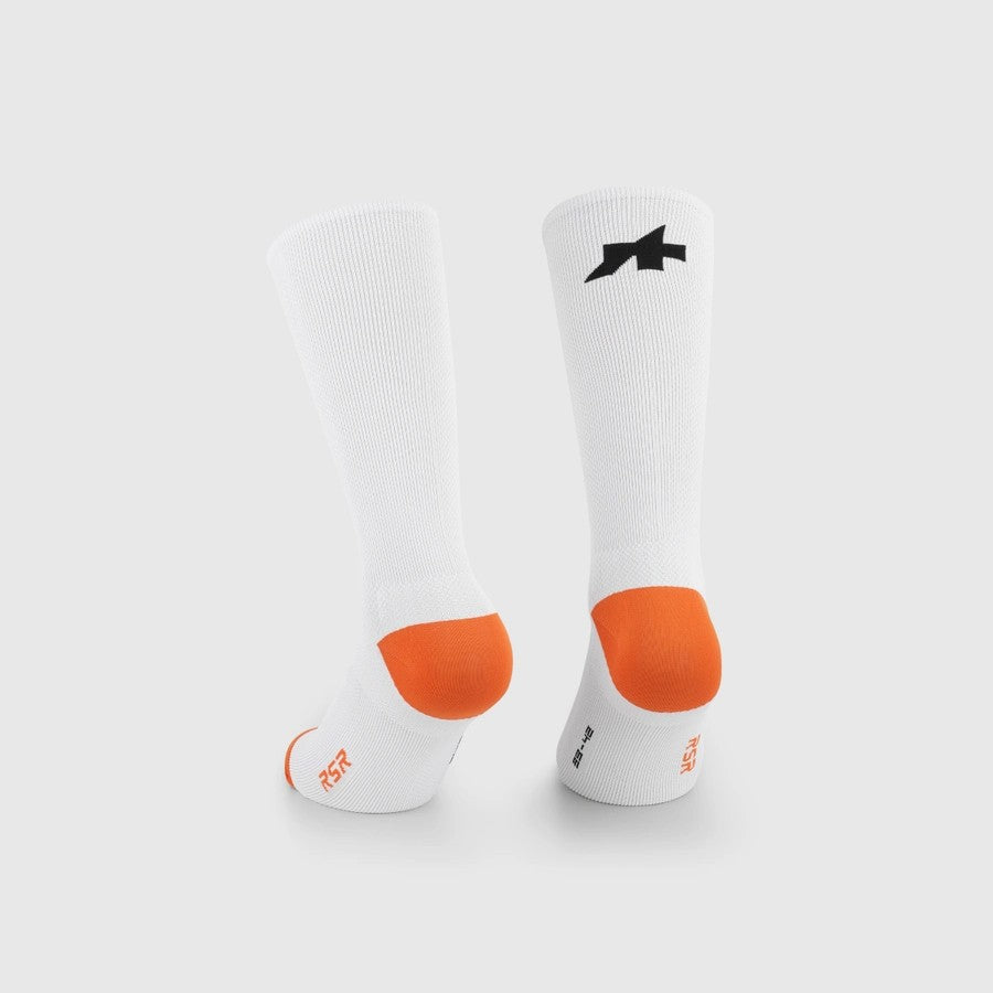 ASSOS RSR S11 Socken Weiß
