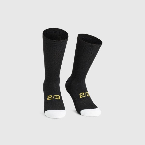 Socken ASSOS SPRING FALL P3 Schwarz