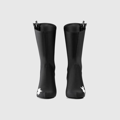 Überschuhe ASSOS RS SPRING FALL RAIN P1 Schwarz