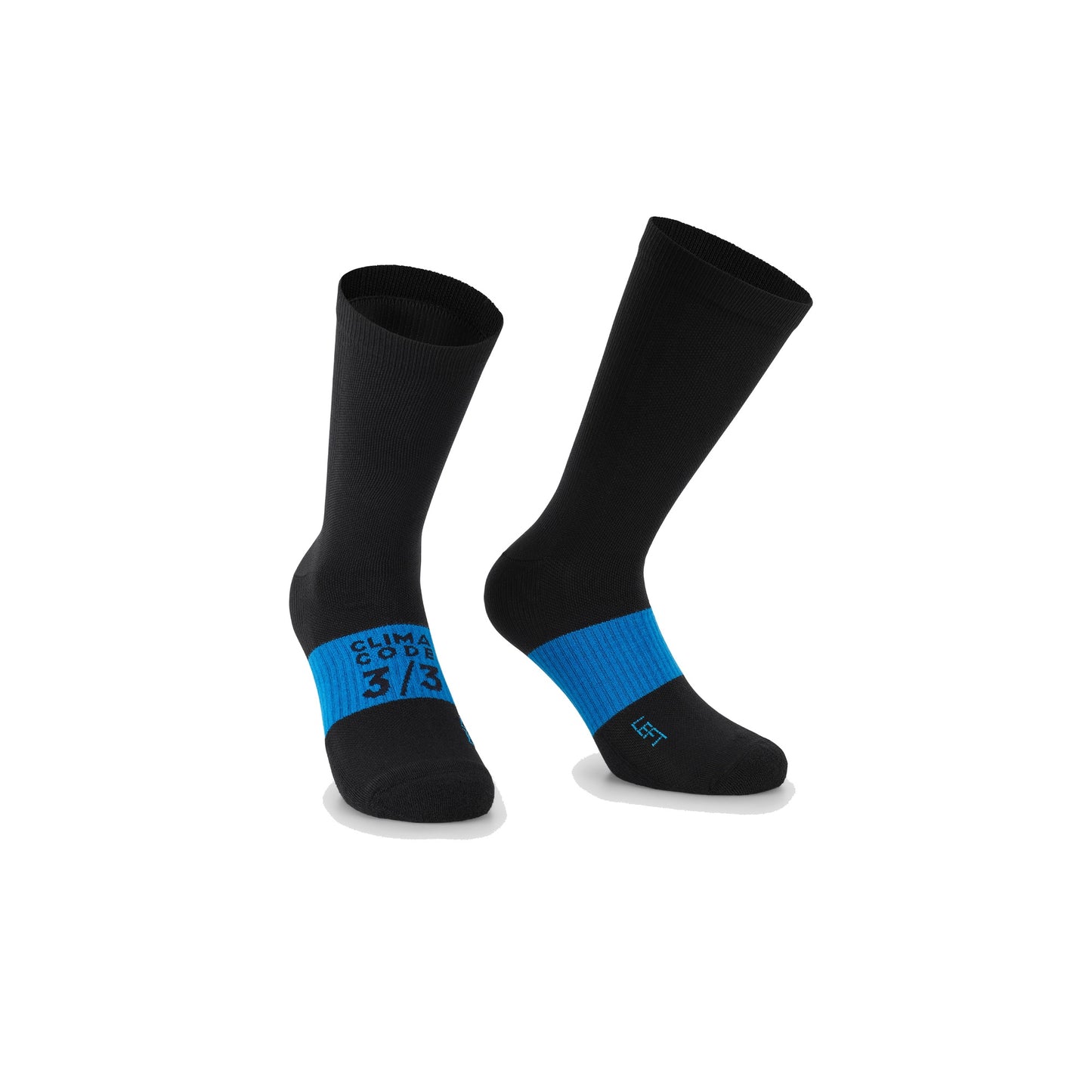 ASSOS WINTER EVO Socken, Schwarz