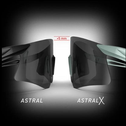Brille RUDY PROJECT ASTRAL X Crystal Ash Gläser RP Optics Multilaser Green