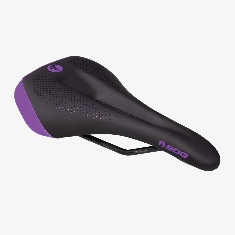 Selle SDG ALLURE V2 Femme Rails Lux-Alloy Schwarz/Violett